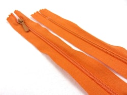 D121 Blixtlås 16 cm 4 mm spiral ej delbar orange