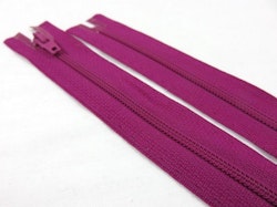 D072 Blixtlås 18 cm Opti 4 mm spiral ej delbar mörkcerise