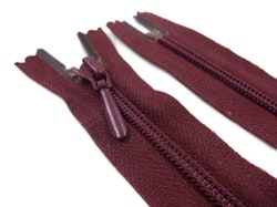 D105 Blixtlås 20 cm Opti 4 mm spiral ej delbar plommonlila