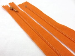D108 Blixtlås 25 cm 4 mm spiral ej delbar orange
