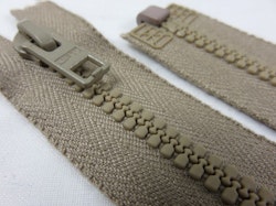 D057 Blixtlås 45 cm Opti delrin delbar 6 mm beige