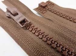D057 Blixtlås 50 cm Opti delrin delbar 6 mm brun