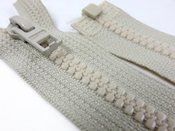 D057 Blixtlås 56 cm Opti delrin delbar 6 mm beige