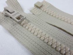 D057 Blixtlås 58 cm Opti delrin delbar 6 mm beige