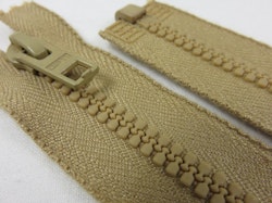 D057 Blixtlås 60 cm Opti delrin delbar 6 mm beige