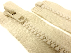 D058 Blixtlås 60 cm Opti delrin delbar 6 mm ljusbeige