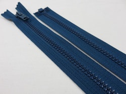 D057 Blixtlås 60 cm Opti delrin delbar 6 mm blå
