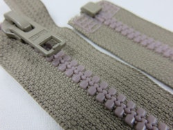 D057 Blixtlås 64 cm Opti delrin delbar 6 mm beige