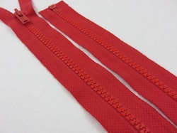 D066 Blixtlås 70 cm Salmi delrin delbar 6 mm röd