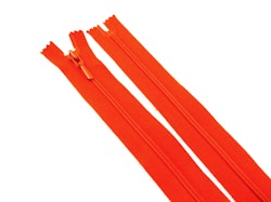 D105 Blixtlås 33 cm Opti 4 mm spiral ej delbar orange