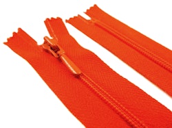 D105 Blixtlås 33 cm Opti 4 mm spiral ej delbar orange