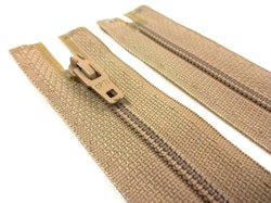 D072 Blixtlås 35 cm Opti 4 mm spiral ej delbar beige