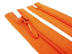 D105 Blixtlås 40 cm Opti 4 mm spiral ej delbar orange