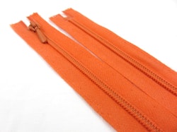 D105 Blixtlås 55 cm Opti 4 mm spiral ej delbar orange
