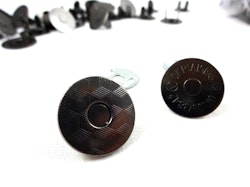 S607 Magnetlås med mönster 18 mm mörk nickel (2/20/100 st)