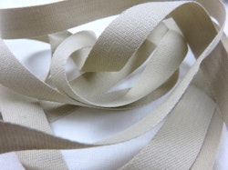 B500 Bomullsband 14 mm beige (20 m)