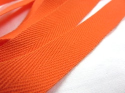 B600 Bomullsband 20 mm orange (50 m)
