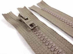D080 Blixtlås delrin 24 cm ej delbar 6 mm beige