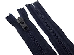 D080 Blixtlås delrin 24 cm ej delbar 6 mm mörkblå
