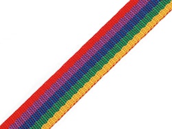B640 Polypropylenband 20 mm regnbåge (25 m)