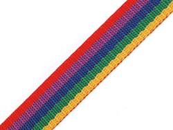 B640 Polypropylenband 25 mm regnbåge (25 m)