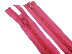 D135 Opti Blixtlås 32 cm spiral delbar 6 mm cerise