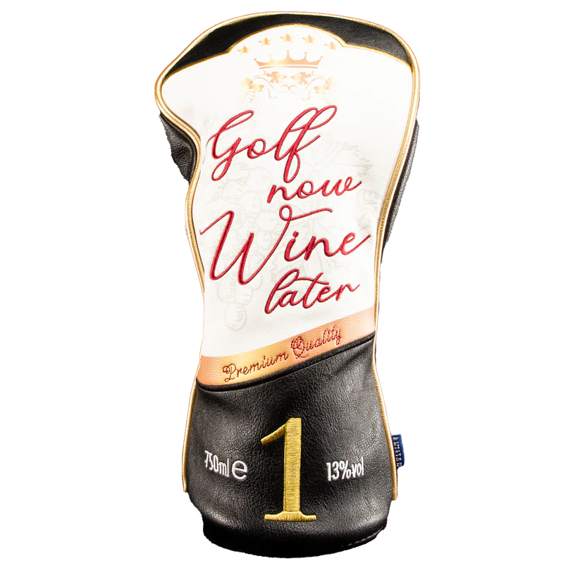 Headcover, Golf Now,Wine Later, 1st