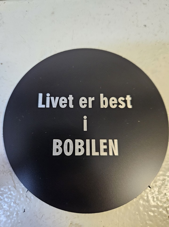 Koppunderlag\Bordbrikke med valgfri tekst