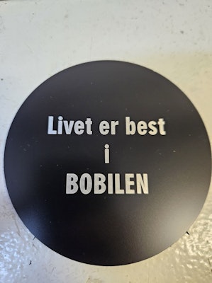 Koppunderlag\Bordbrikke med valgfri tekst