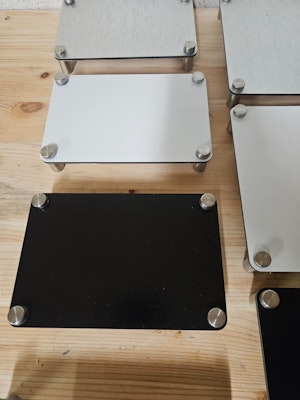 Blanke skilt for vinyl 15x20 cm