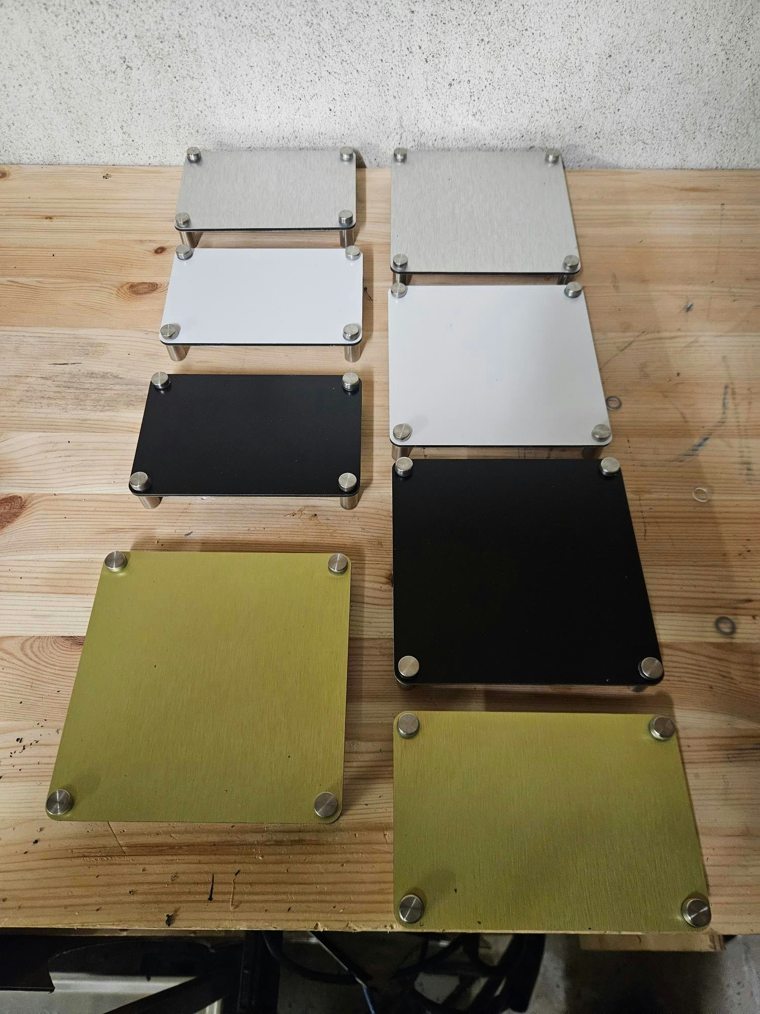 Blanke skilt for vinyl 15x20 cm