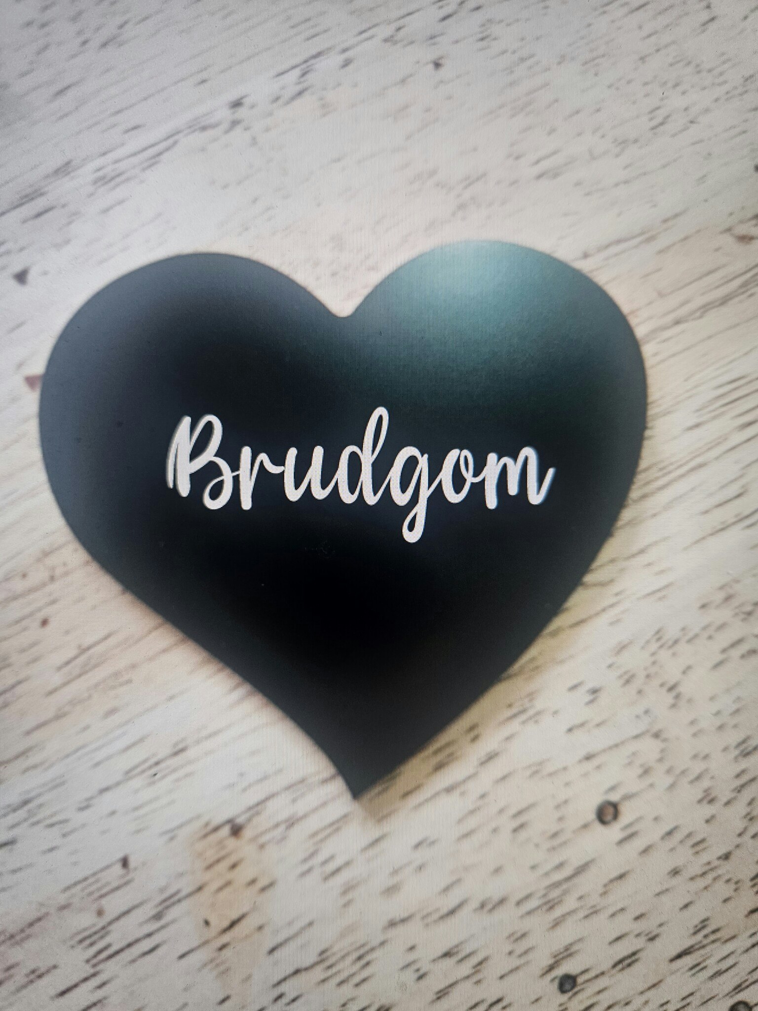 Bordkort i hjerteform