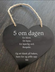 5 om dagen