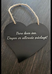 Bare kom inn. dagen er allerede ødelagt