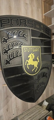 Porsche skilt 110cm