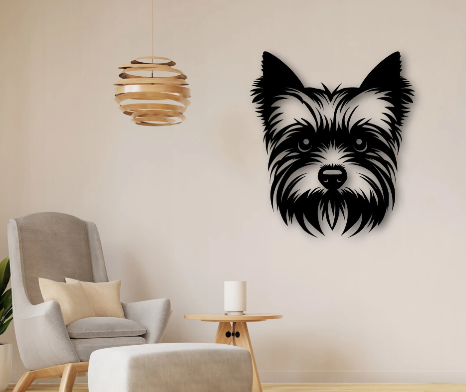 Yorkshire terrier skilt