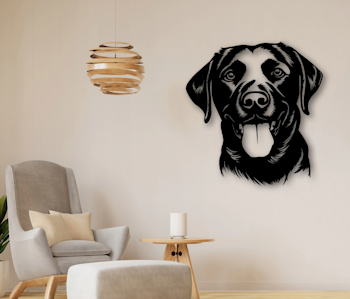Labrador retriver skilt
