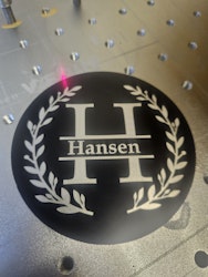 Coaster Glassbrikker for vinyl eller lasergravering