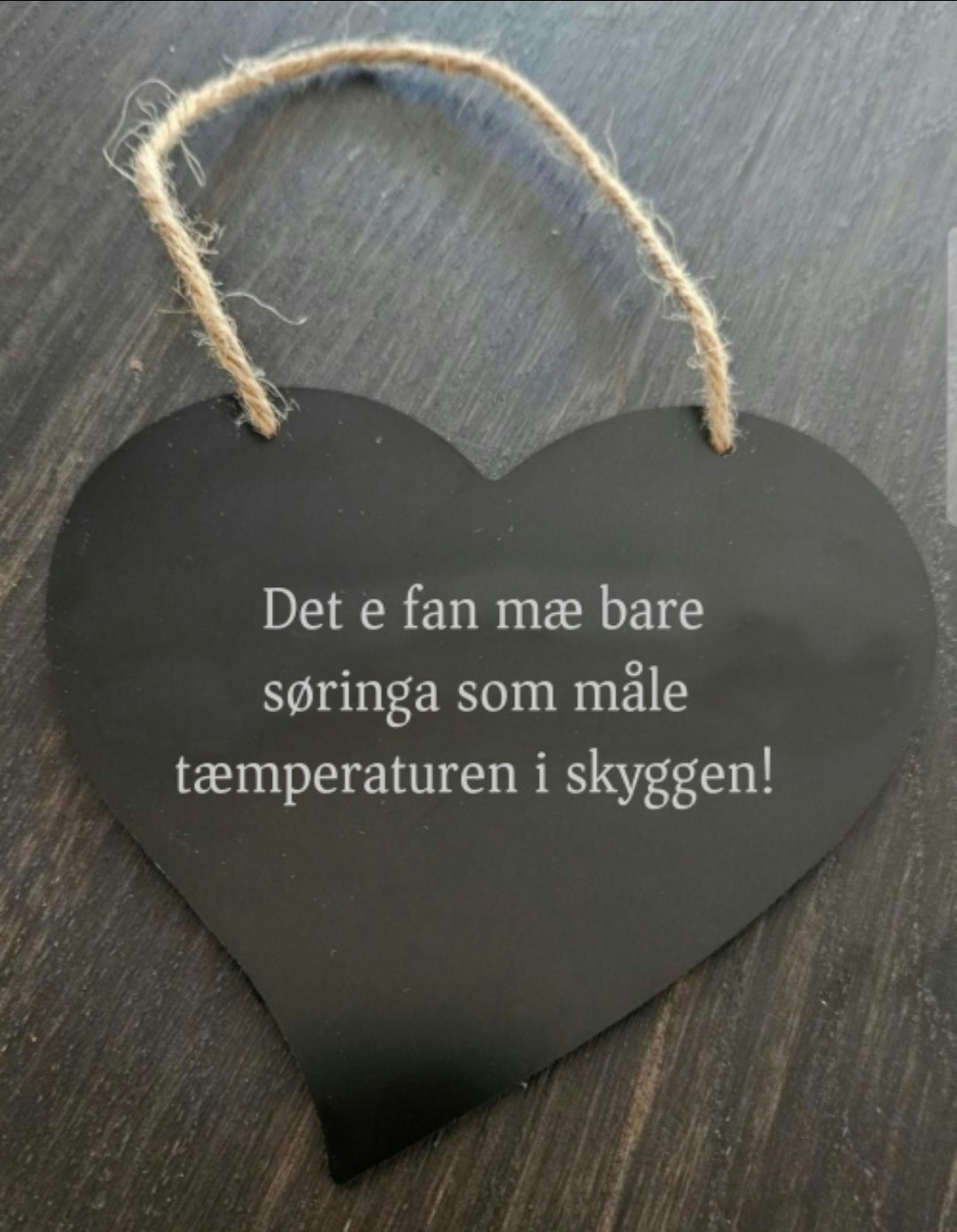 Søring temperaturskilt