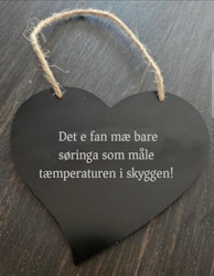 Søring temperaturskilt