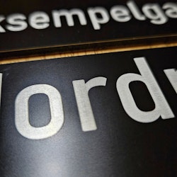 Hustall matt sort TYPE 3 med eller uten adresse