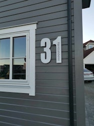 Hustall hvit med eller uten adresse