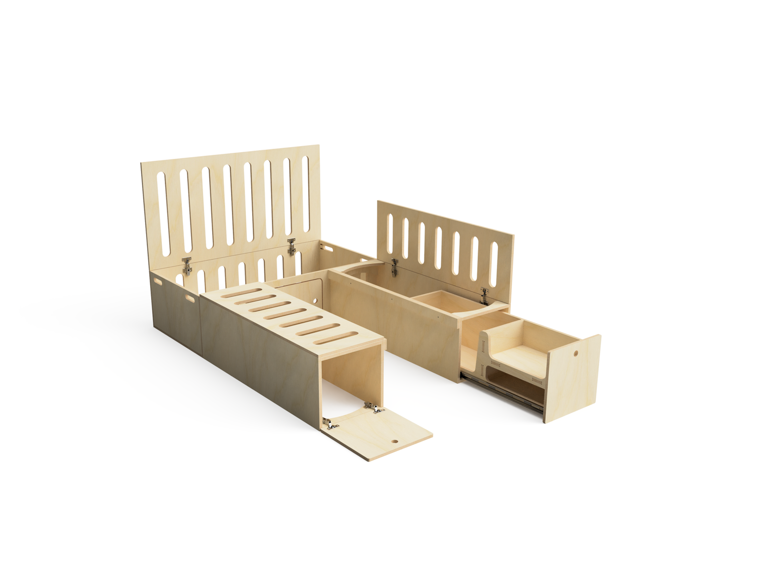 Campinkasse caddy standard 166x116cm