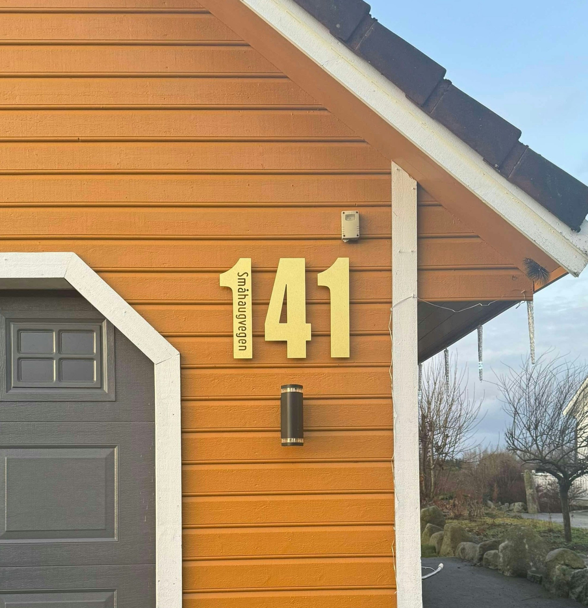 Hustall børstet gull med eller uten adresse TYPE 1