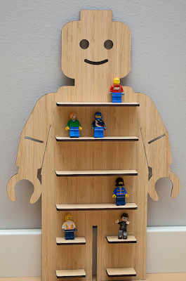 Lego figur vegghylle
