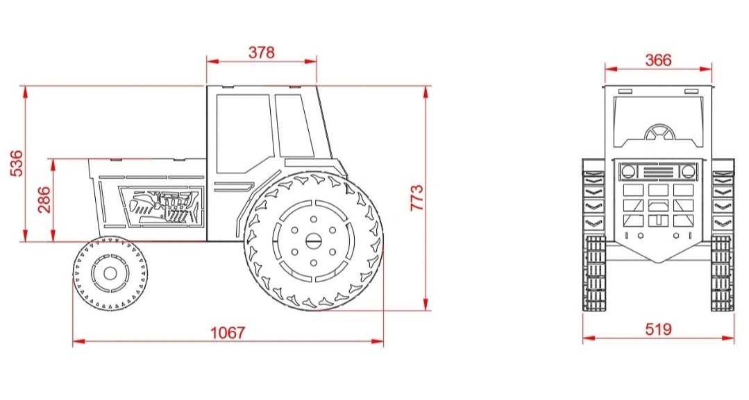 Bålpanne traktor