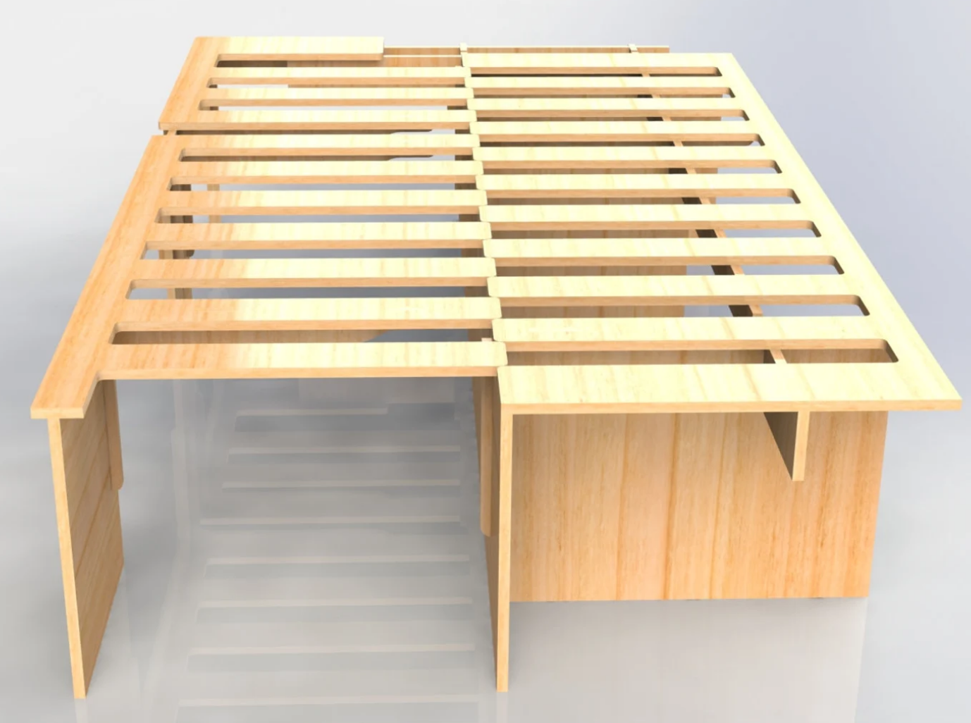 Utrekkbar seng 190 x 65.5\118cm