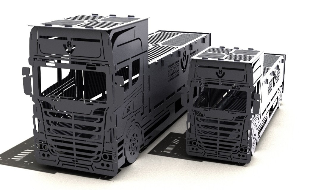 Scania V8 Grill \ bålpanne