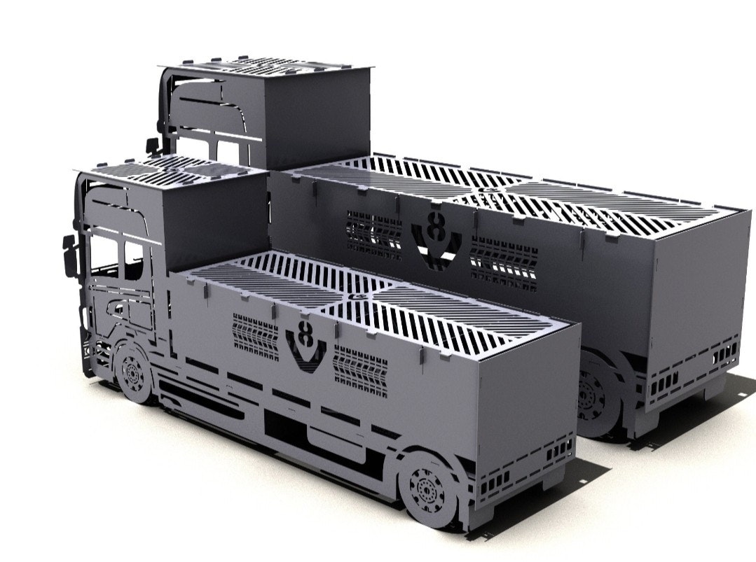 Scania V8 Grill \ bålpanne