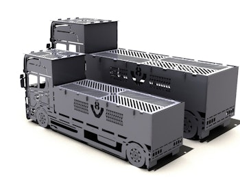 Scania V8 Grill \ bålpanne